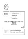 Création d`animations interactives en Flash