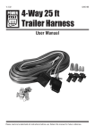 4-Way 25 ft Trailer Harness