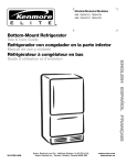 Bottom-Mount Refrigerator Refrigerador con congelador en la parte