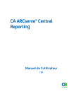 CA ARCserve Central Reporting