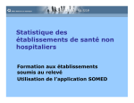 Statistique des établissements de santé non hospitaliers