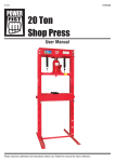 20 Ton Shop Press