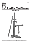 8 to 16 in. Tire Changer