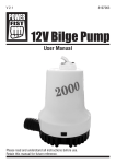 12V Bilge Pump