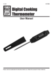 Digital Cooking Thermometer