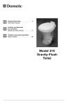 Model 310 Gravity-Flush Toilet
