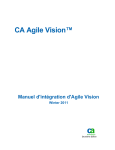 CA Agile Vision - Manuel d`intégration d`Agile