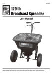 120 lb. Broadcast Spreader