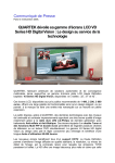 Communiqu&eacute; de Presse QUARTEK d&eacute;voile sa