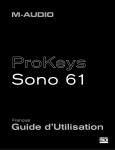Guide d`Utilisation du ProKeys Sono 61 - M