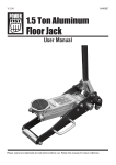 1.5 Ton Aluminum Floor Jack