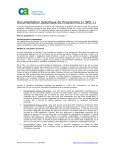 Documentation Spécifique de Programme (« SPD