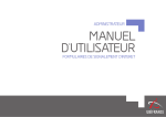 MANUEL D`UTILISATEUR