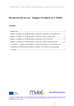 Rapport Feedback sur CEMES - ADAM