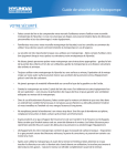 Guide de s&eacute;curit&eacute; de la Motopompe VOTRE S&Eacute;CURIT&Eacute;