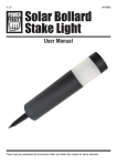 Solar Bollard Stake Light