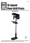 16-Speed Floor Drill Press