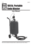 100 lb. Portable Soda Blaster