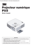 Manuel d`utilisation 3M PX5 - Lampe VideoProjecteur.info