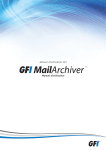 1 Utilisation du GFI MailArchiver