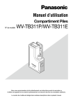 N&ordm; de mod&egrave;le WV-TB311P/WV-TB311E - Psn