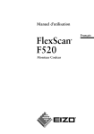 FlexScan F520 Manuel d`utilisation