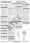Instructions pour le montage, il` utilisation et l`entretien des