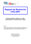 Rapport de Recherche CVG-AWT