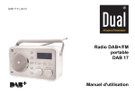Radio DAB+/FM portable DAB 17 Manuel d`utilisation - Migros