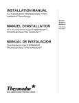 INSTALLATION MANUAL MANUEL D`INSTALLATION