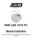 PAR LED 1215 FC Manuel d`utilisation