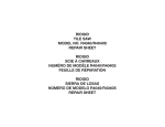 RIDGID TILE SAW MODEL NO. R4040/R4040S REPAIR SHEET
