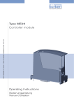 Operating Instructions Type ME25 Controller module