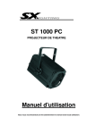 ST 1000 PC Manuel d`utilisation