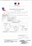 FICHE D`IDENTIFICATION ULM DE CLASSE 1