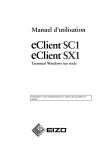 eClient SC1/SX1 Manuel d`utilisation