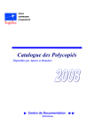 Catalogue des Polycopiés