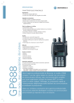 GP688 Une radio, des possibilités illimitées.