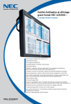 Facilité d`utilisation et affichage grand format NEC LCD3000 :