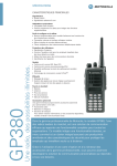 GP380 Une radio, des possibilités illimitées.