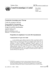 Conseil &eacute;conomique et social Distr. g&eacute;n&eacute;rale