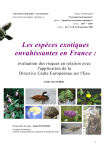 Les espèces exotiques envahissantes en France