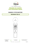 mesures de champs electromagnetiques manuel d`utilisation