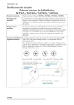 Retraits de lots palettes internes de défibrillation références