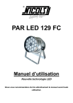 PAR LED 129 FC Manuel d`utilisation