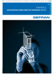 GEFRAN - Documentation: GEFLEX - Contrôleurs