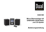 DAB 500 Micro-Stereoanlage mit DAB/DAB+/UKW-Radio