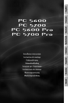 PC 5600 PC 5700 PC 5600 Pro PC 5700 Pro