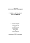 Études Littéraires Maghrébines - LIMAG Littératures du Maghreb