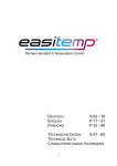 Technische Dokumentation easitemp 6/95 mit cTron controller